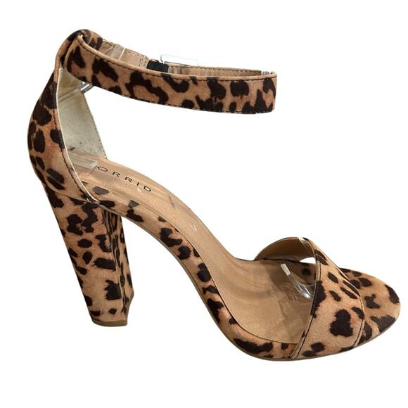 Torrid Leopard Print Block Heel Sandals - Picture 3 of 9